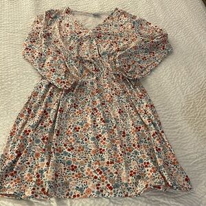 Busy Bees Smocks Floral dress. Soft. Spring. Stretchy. XL
